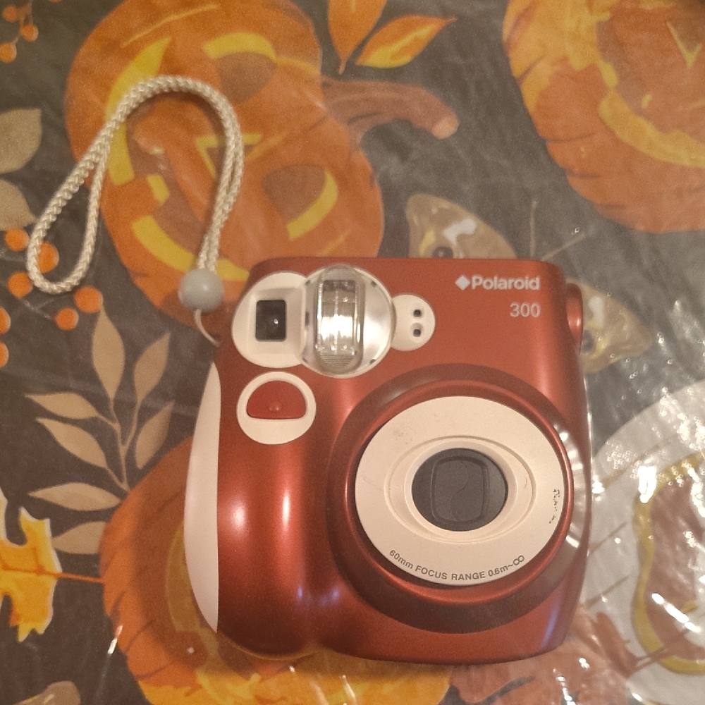Polaroid 300 Instant Camera - Metallic Red